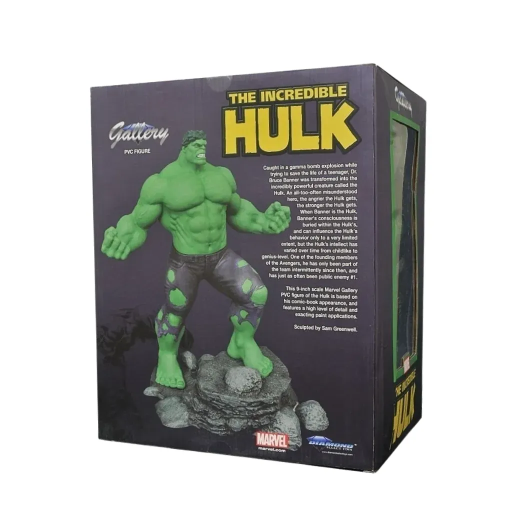 diamond select marvel gallery: hulk figura, 28cm - slika 3