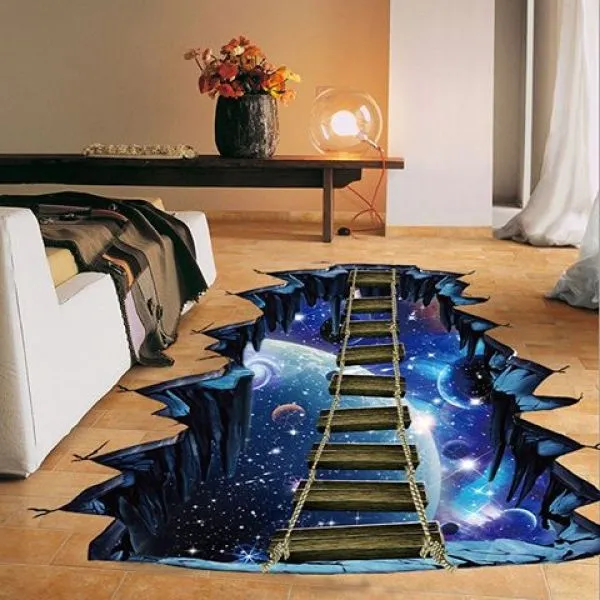 3D Wall sticker Space bridge dimenzije 90x60 cm - Zagreb, Novi Zagreb - istok