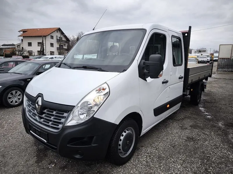 renault master 2.3 dci*130ks*trostrani kiper*dupla kabina*klima* - slika 9
