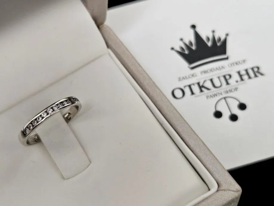 zlatni prsten s dijamantima - 0.08ct - 2.12g .585 (14k) / r1, rate !! - slika 4