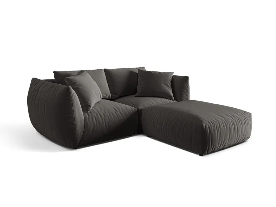 modularna kutna garnitura chris 220x200cm, materijal: baršun - slika 2
