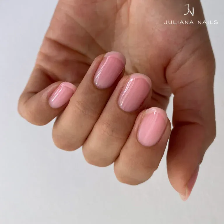 gel lak – rubber base gel – rose - 6ml - slika 2