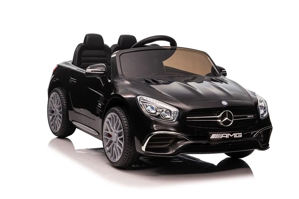 Licencirani auto na akumulator Mercedes SL65 S LCD - crni/lakirani - Mursko Središće