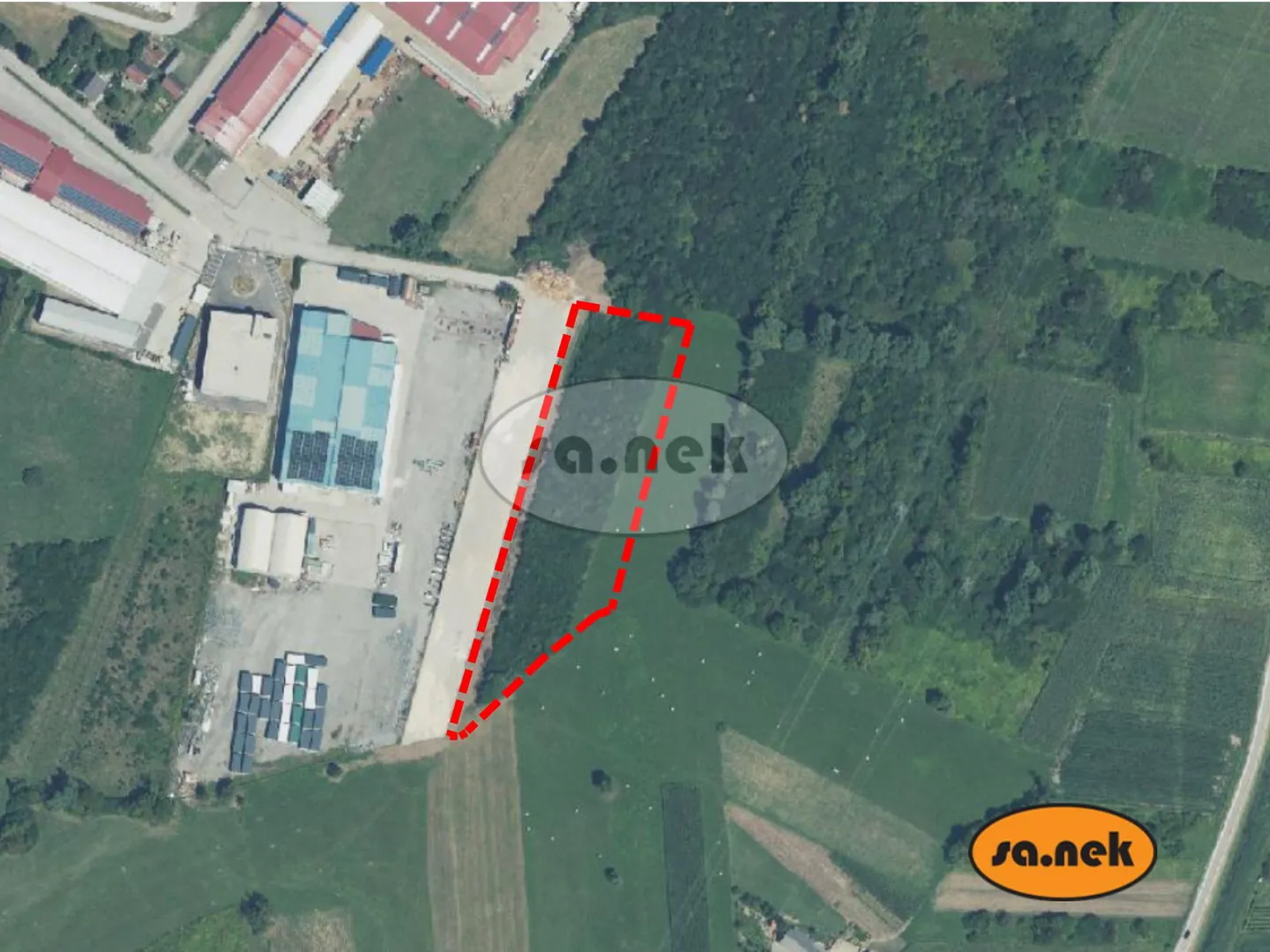 Građevinsko zemljište za gradnju poslovnog objekta - Bobovica, Samobor