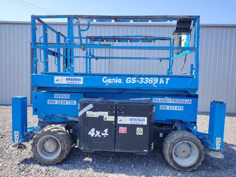 samohodna dizel podizna platforma genie gs 3369 rt - najam, prodaja - slika 2
