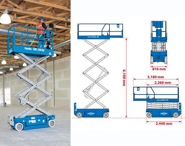 samohodna podizna platforma genie gs 2032 - slika 2