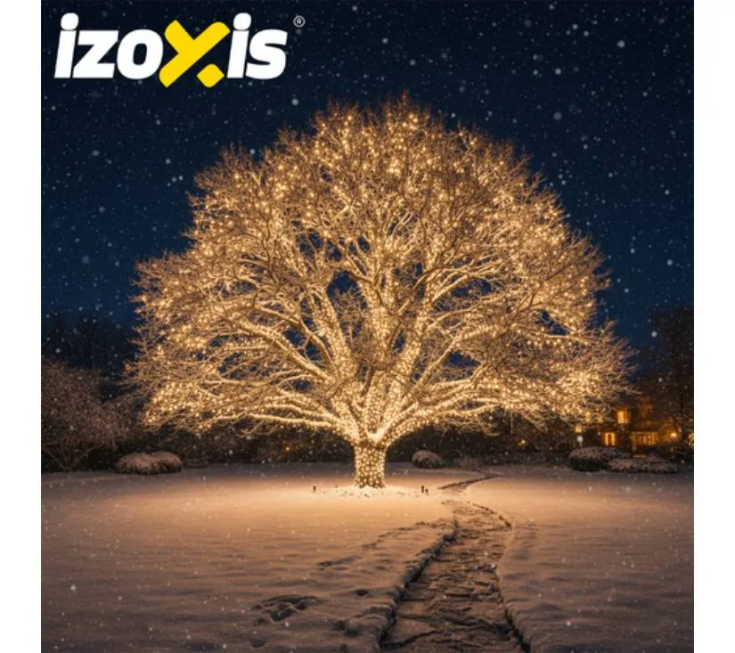 izoxis 500 led vanjska božićna svjetla – 35 m bijela - slika 4