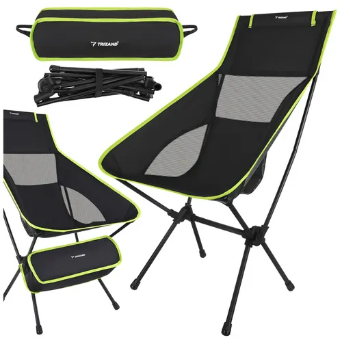 trizand ribarska stolica 41x52x86cm crna trizand - slika 6