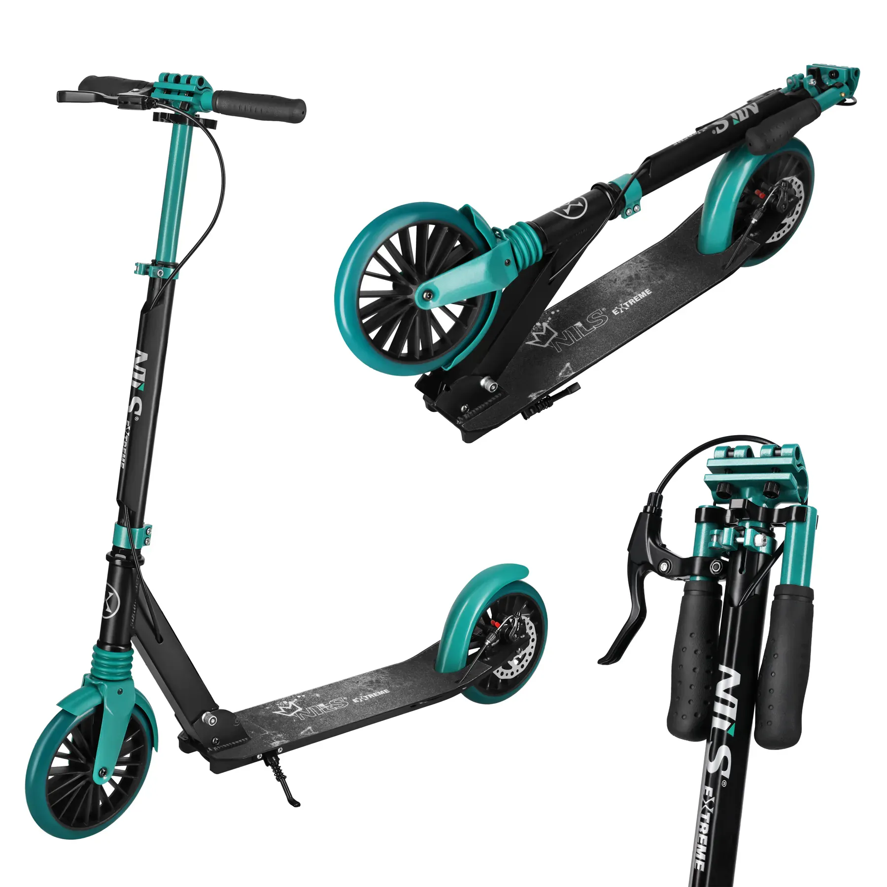nils extreme hm181t romobil, zeleni - slika 3