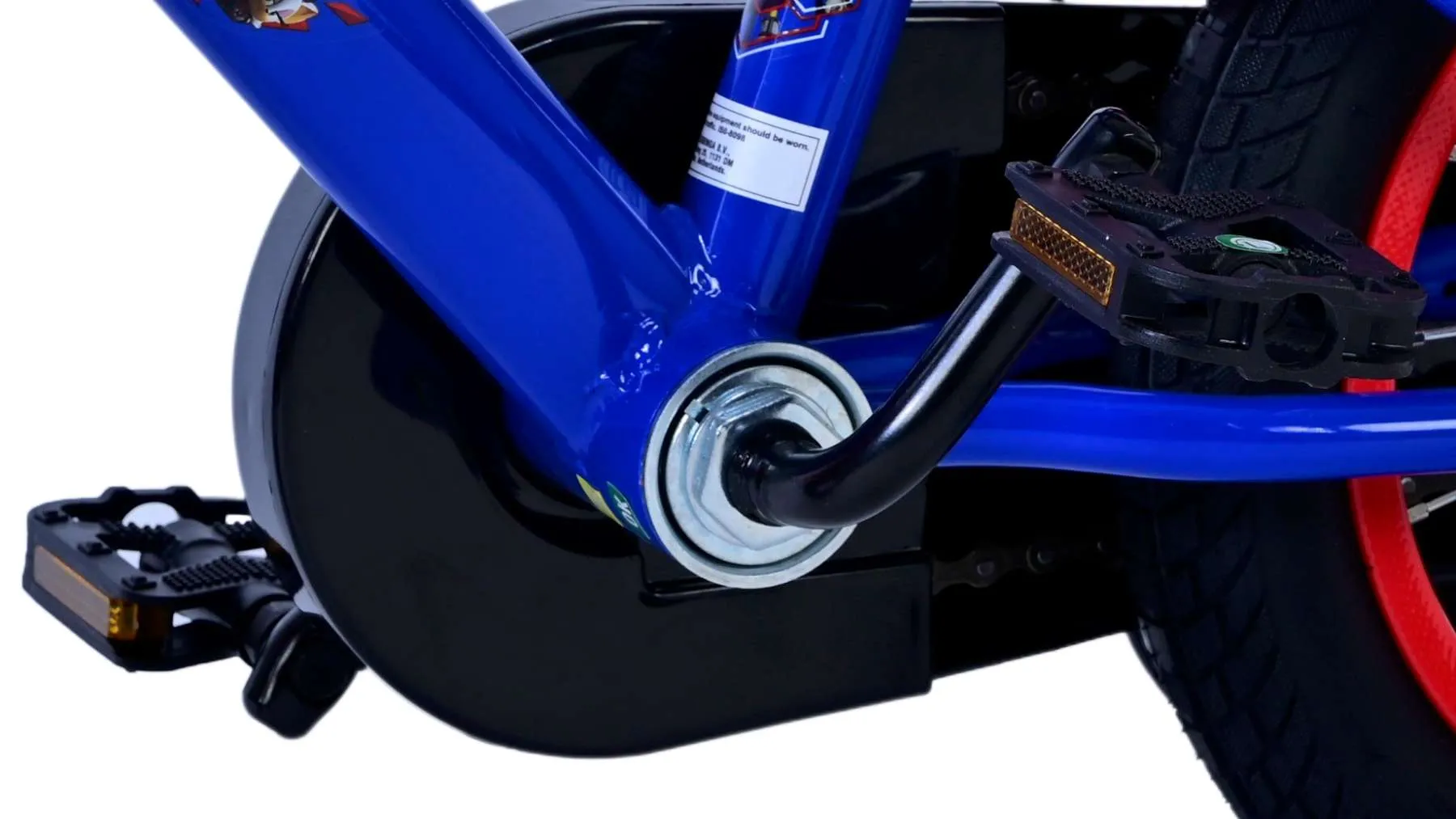 dječji bicikl sonic prime 12" plavo crveni s 2 ručne kočnice - slika 11