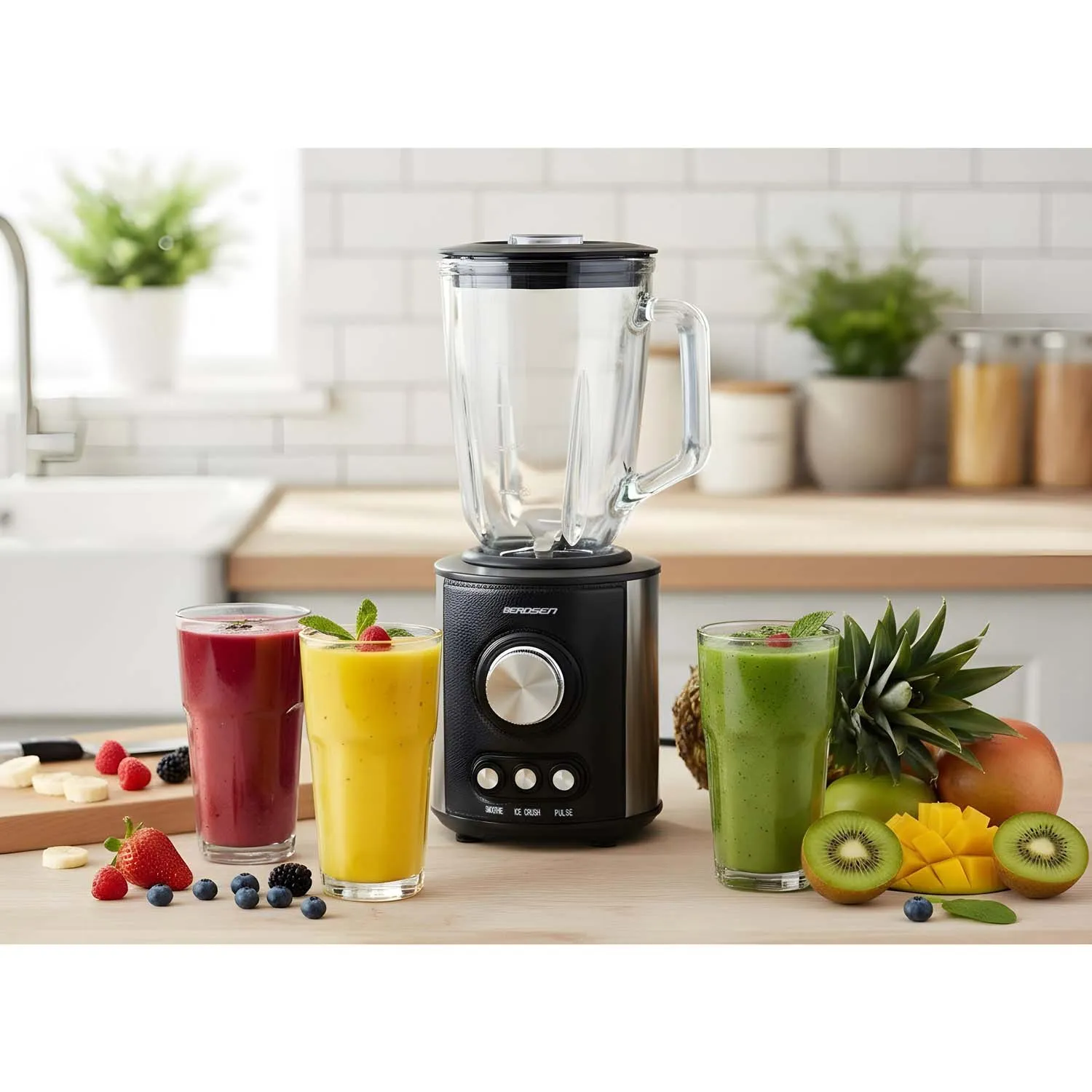 berdsen blender s vrčem, crni 800w - slika 9