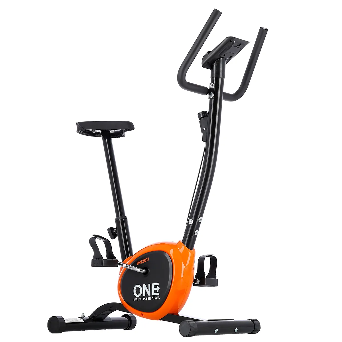 crno-narančasti trening bicikl one fitness - slika 5