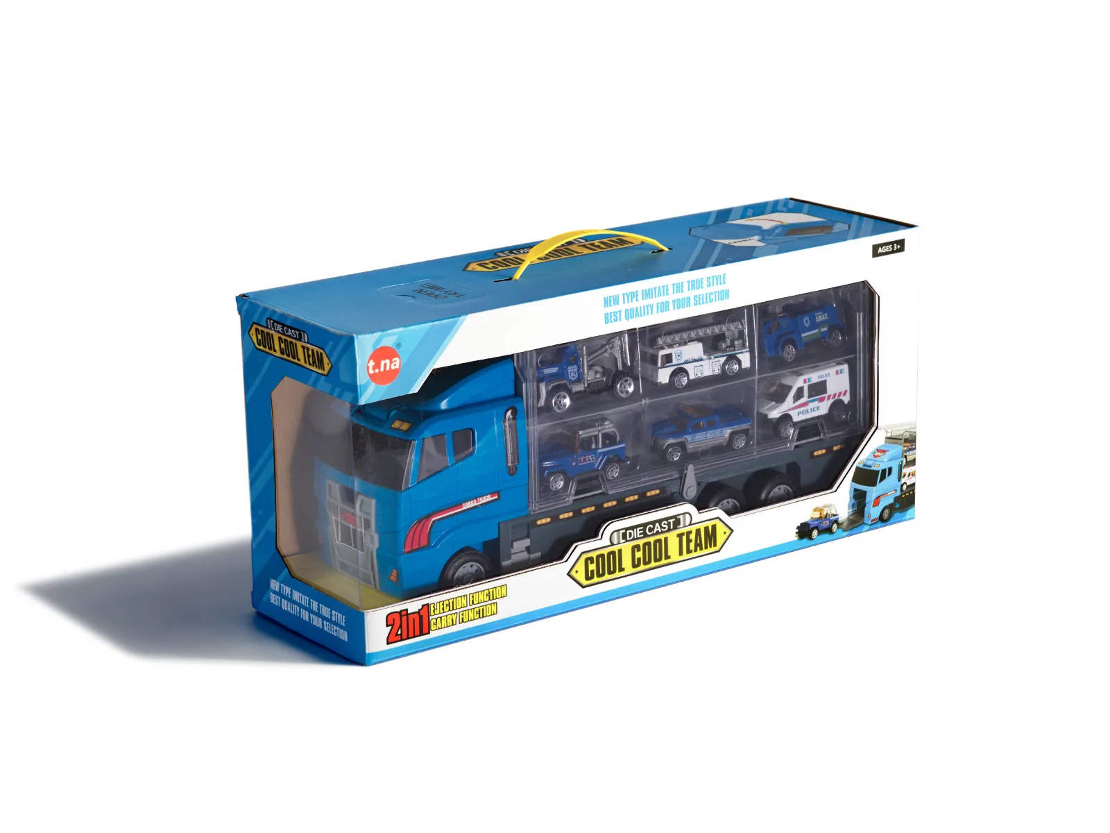 kamion transporter policijskih vozila 6 komada - slika 4