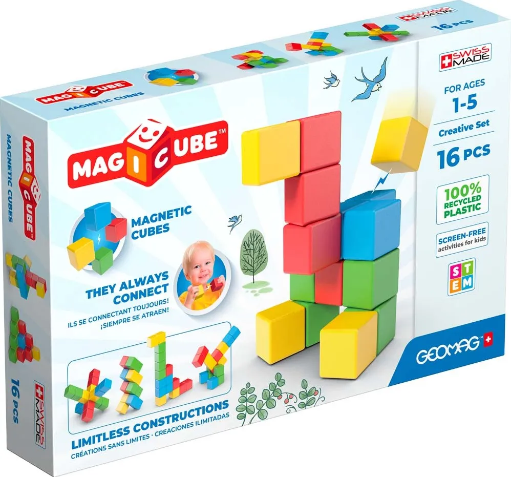 geomag magicube kreativni set, 16 kom - slika 2
