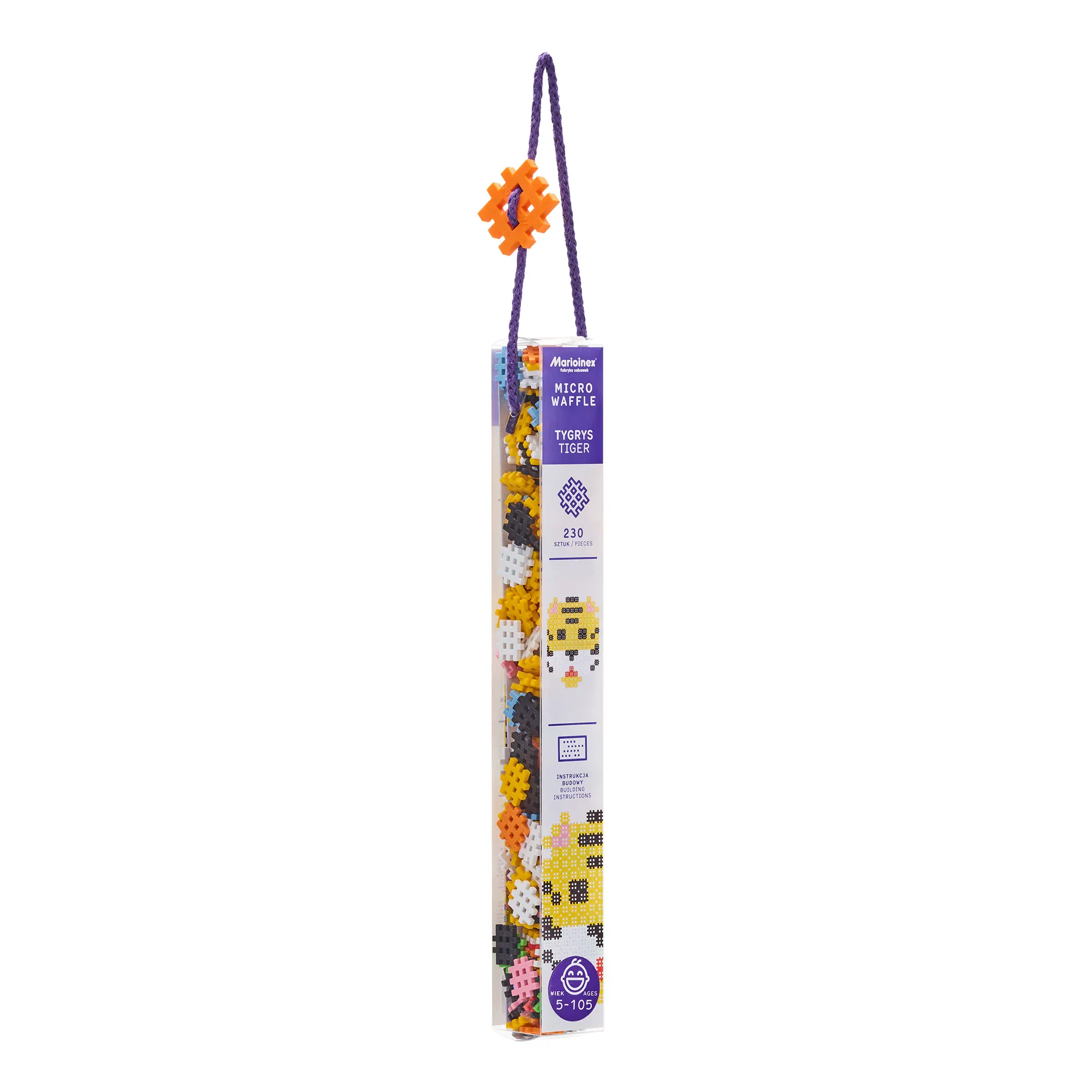 marioinex set waffle kockica tigar 230kom. - slika 2