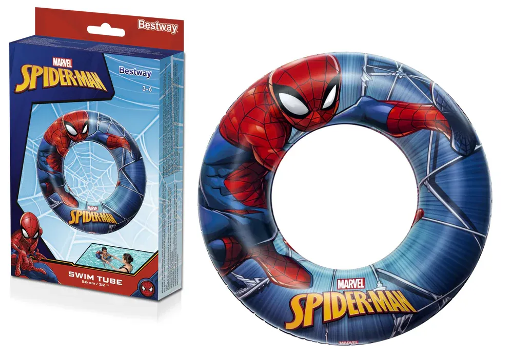 bestway obruč za plivanje na napuhavanje spider-man 56 cm - slika 2