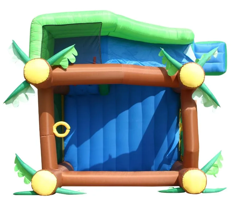 happy hop dvorac na napuhavanje jungle s toboganom - slika 4