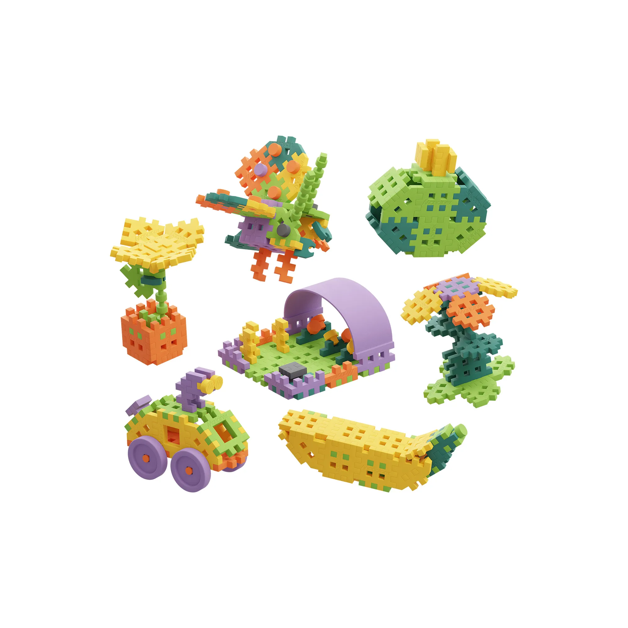 marioinex set waffle kockica botanist 200kom. - slika 7