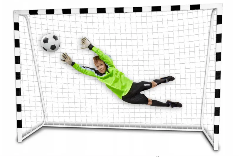 veliki metalni nogometni gol e4 r-sport 300x200cm - slika 2
