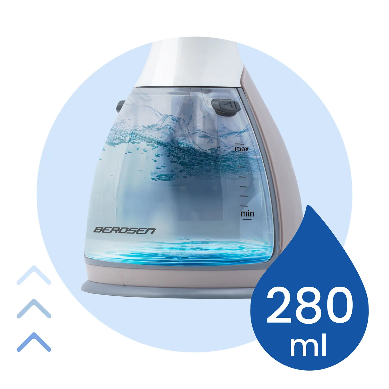 berdsen bd-310 1500w pegla za odjeću na paru - slika 8