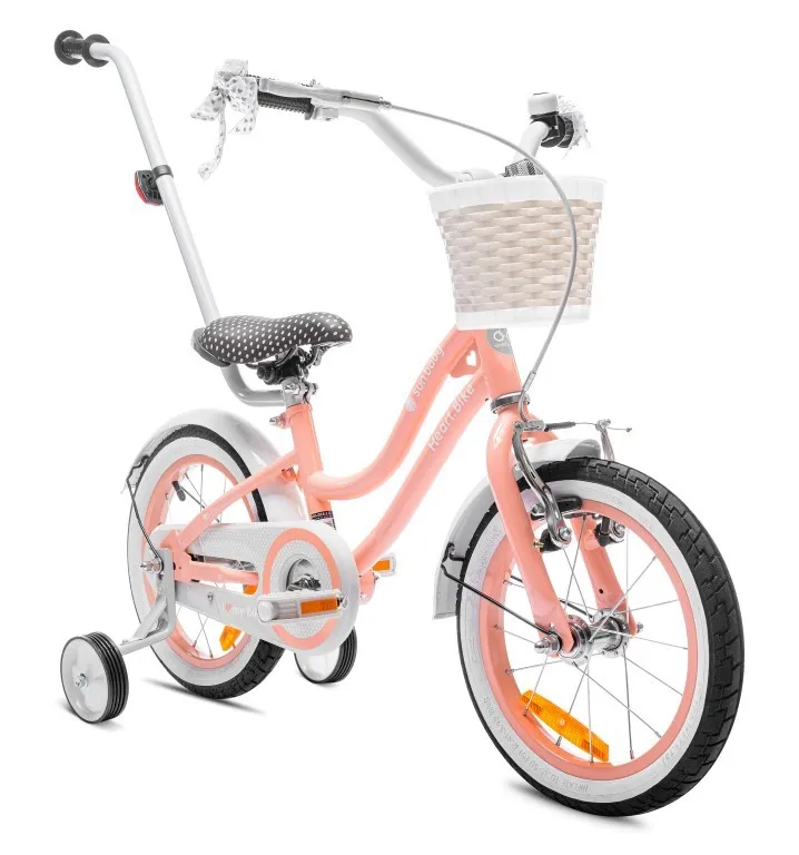 dječji bicikl 14" heart bike boja breskve - slika 3