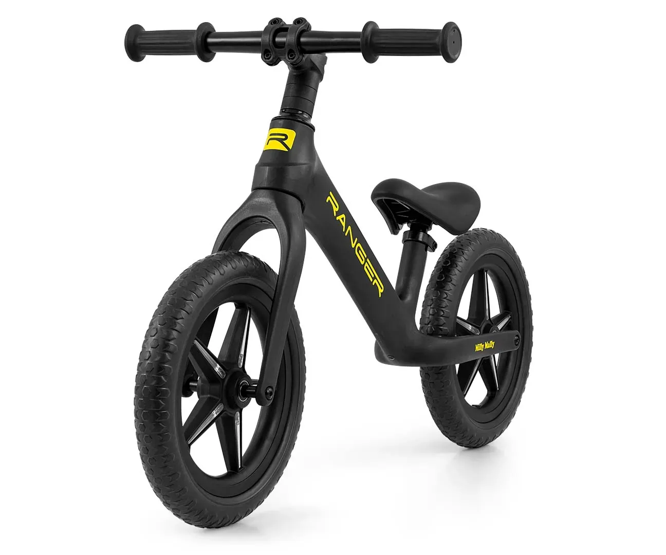 milly mally bicikl bez pedala ranger flash crni - slika 1