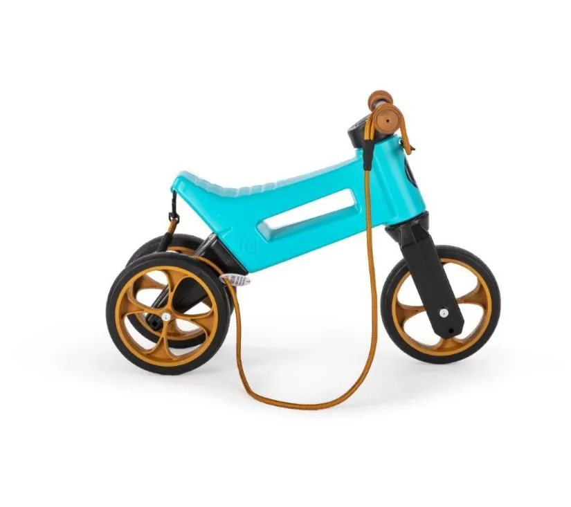 funny wheels tricikl super sport 2u1 tirkizni - slika 4