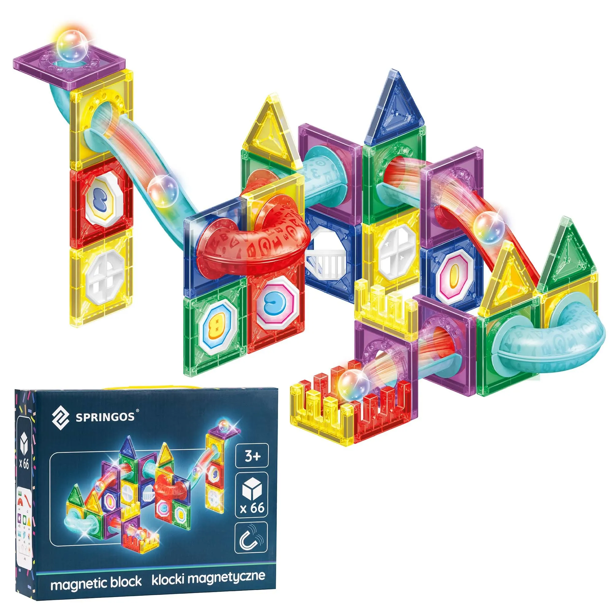 magnetni blokovi 66 komada - slika 4