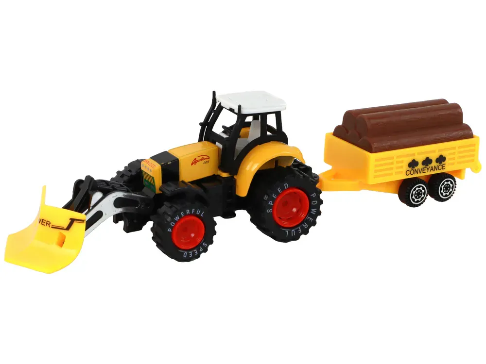 traktor buldožer s prikolicom - slika 2