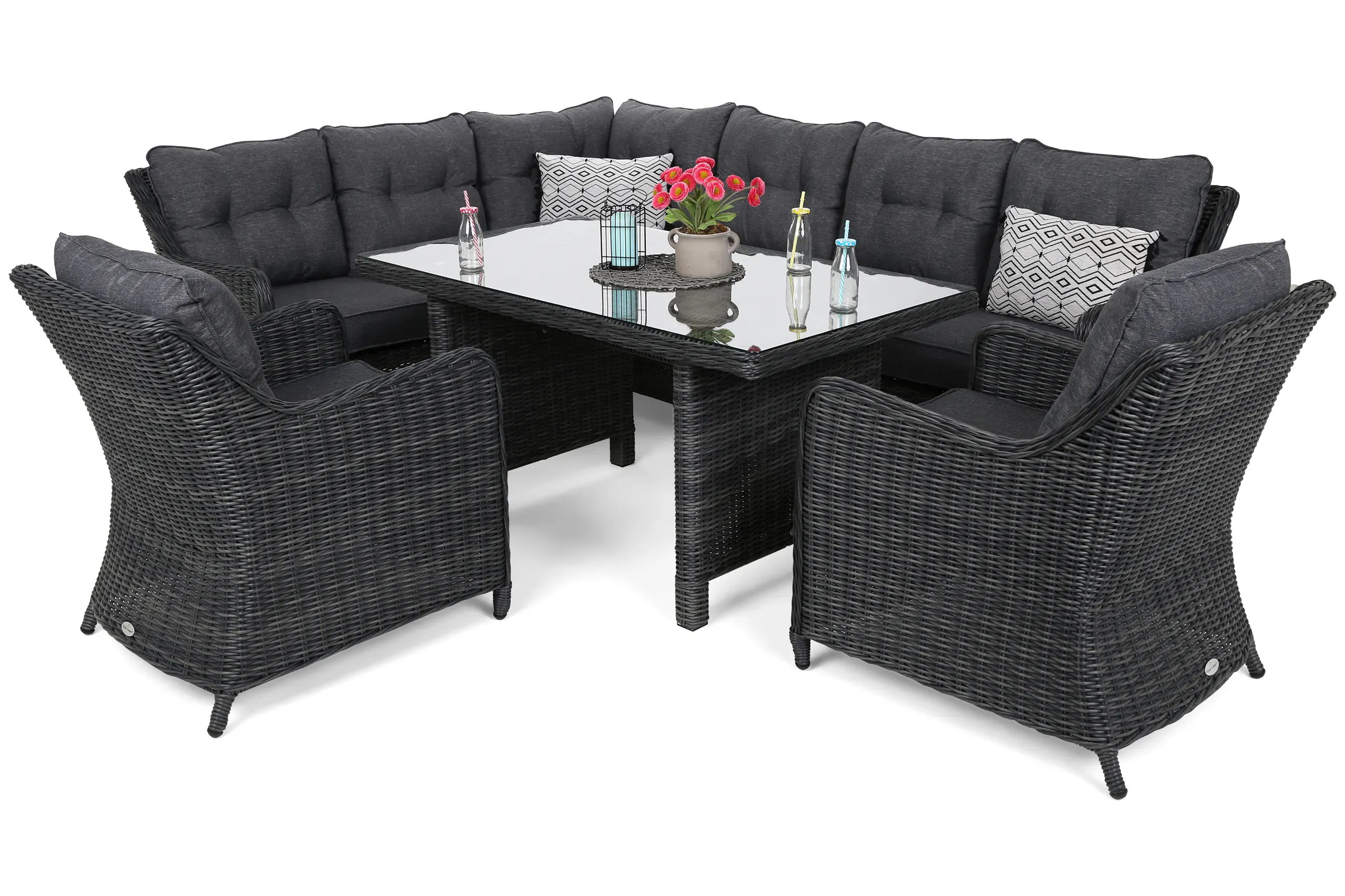 Lijevi kutni set California Gray / Gray Melange - Pribislavec