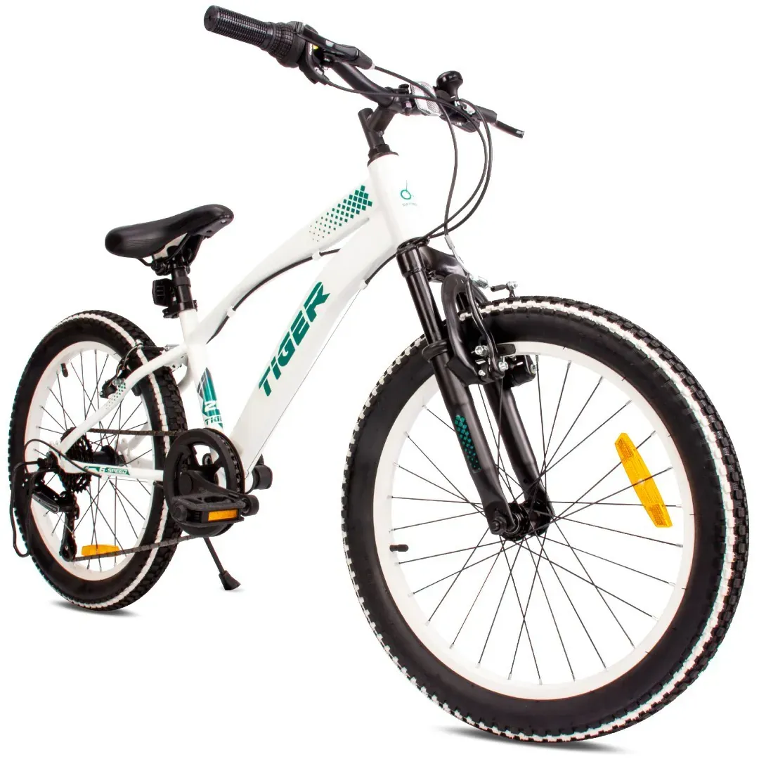 dječji bicikl tiger 20" revoshift shimano 6 brzina bijelo-zeleni - slika 2