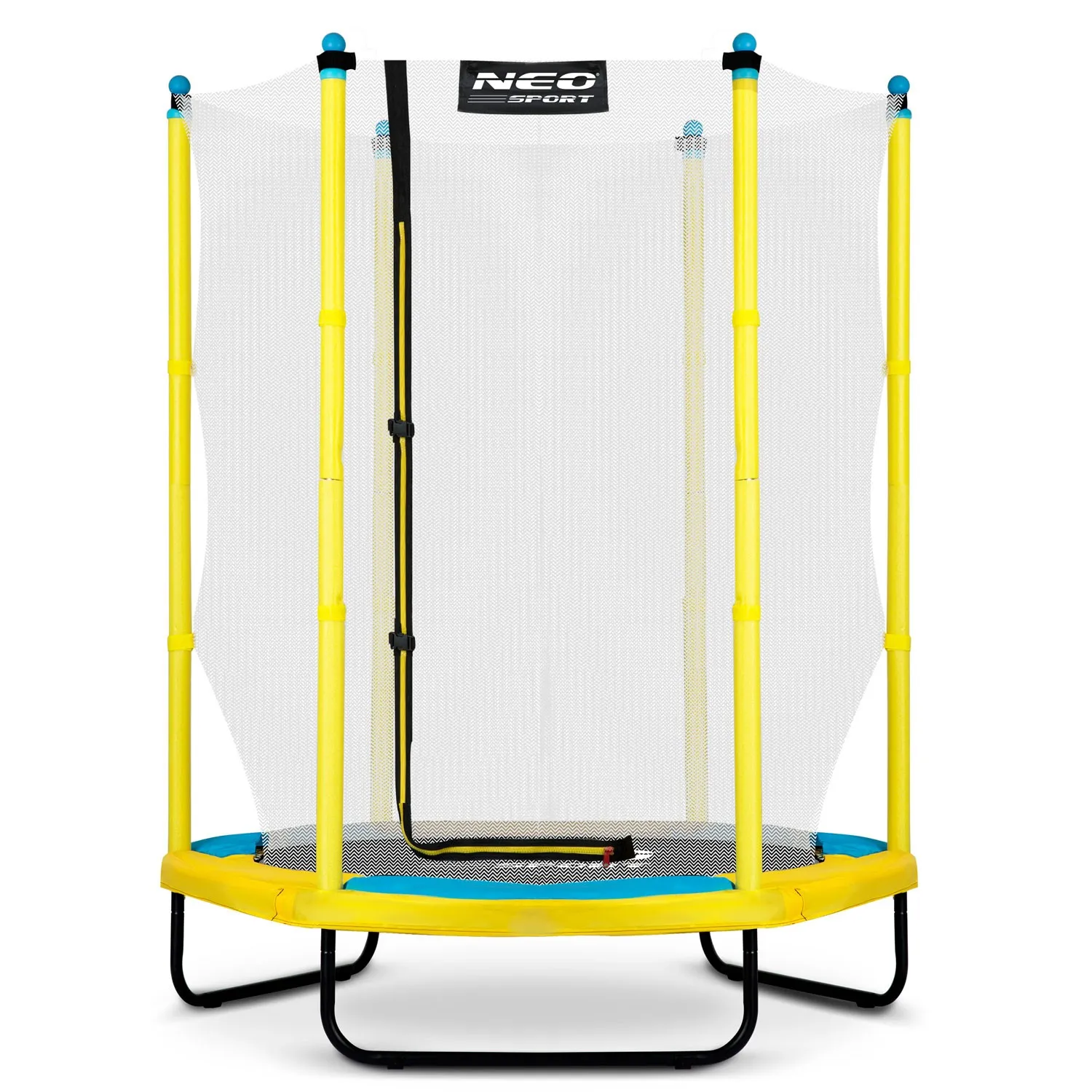 neo-sport dječji vrtni trampolin 140 cm (4,5 ft) žuti - slika 4