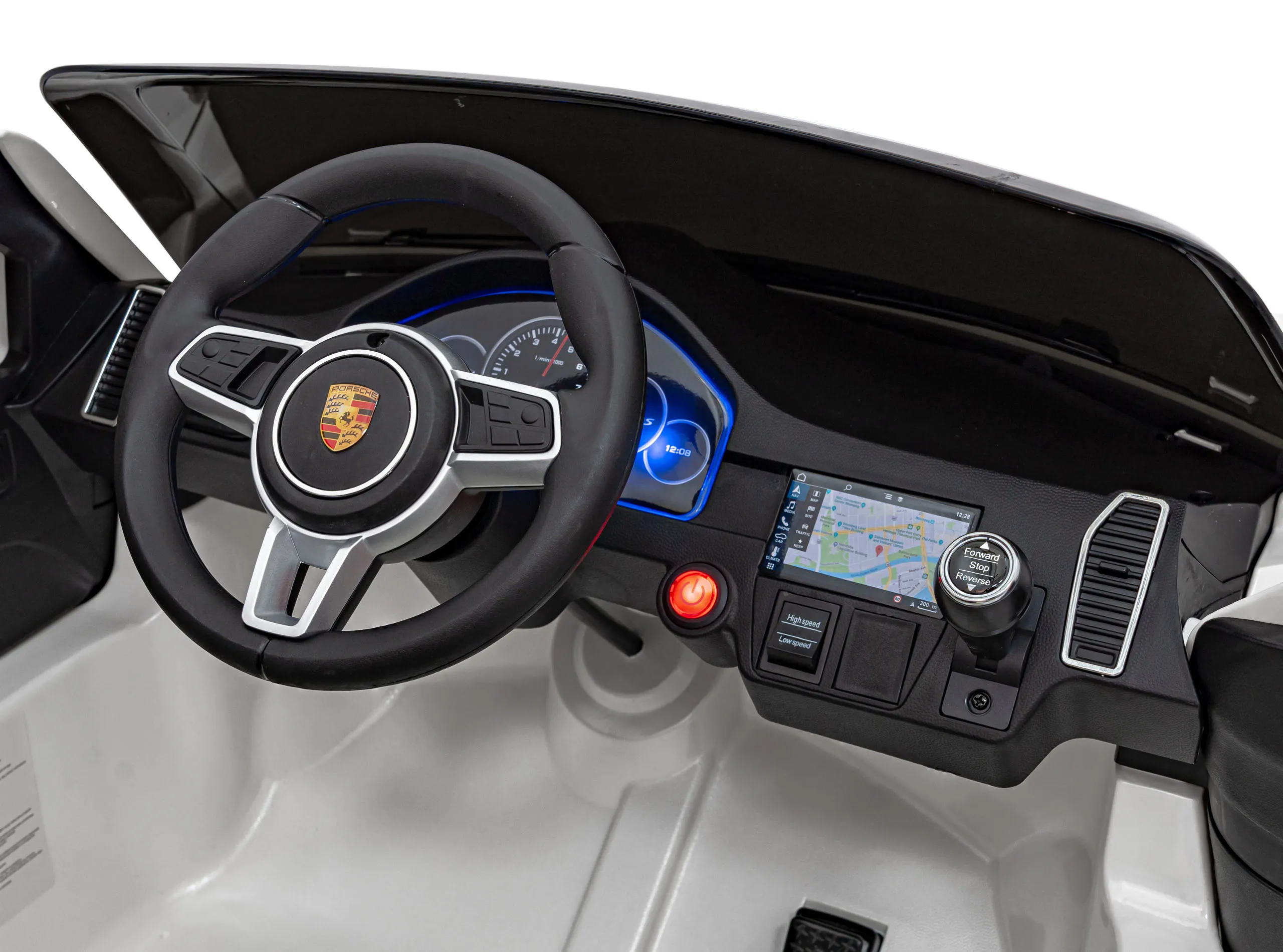 porsche cayenne s, auto na akumulator, bijeli - slika 9
