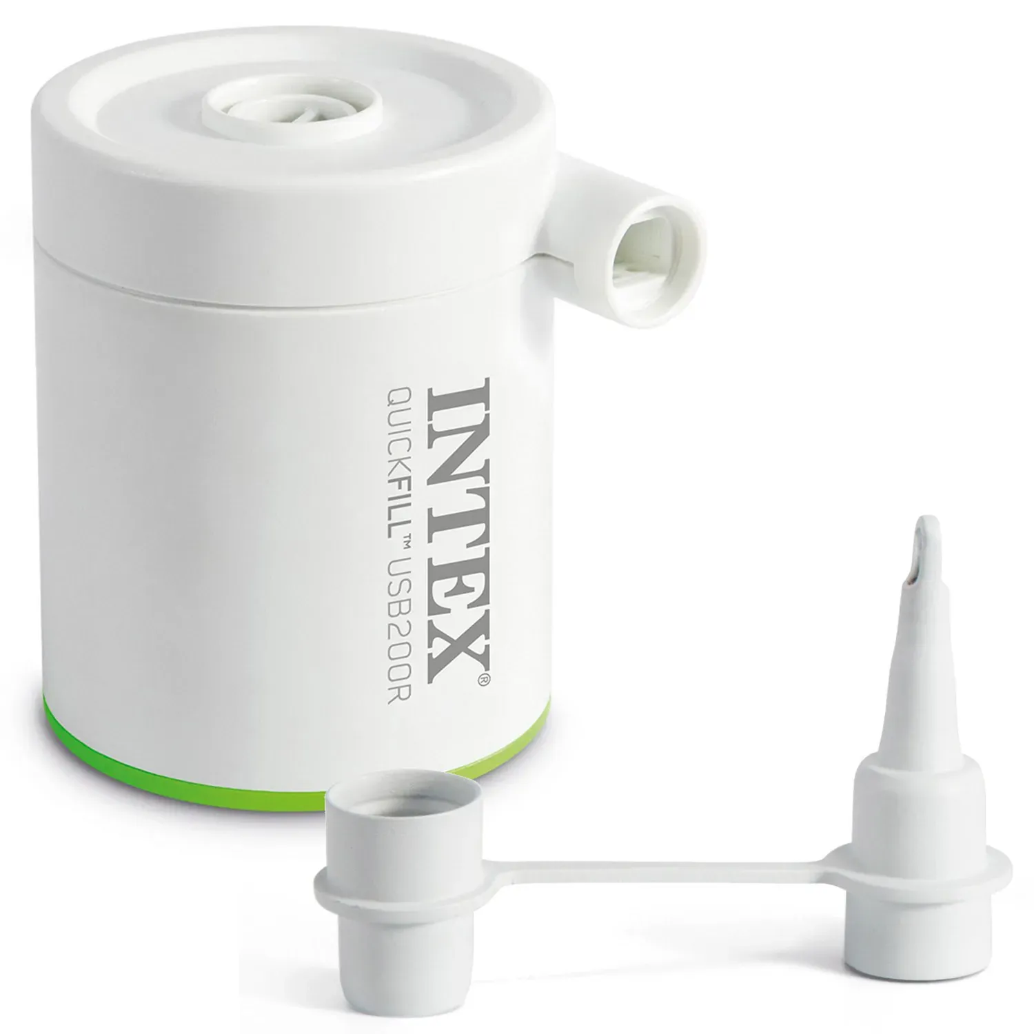 intex električna pumpa quick-fill napajana putem usb-a 5v/2a, 2 nastavka, 66637 - slika 2