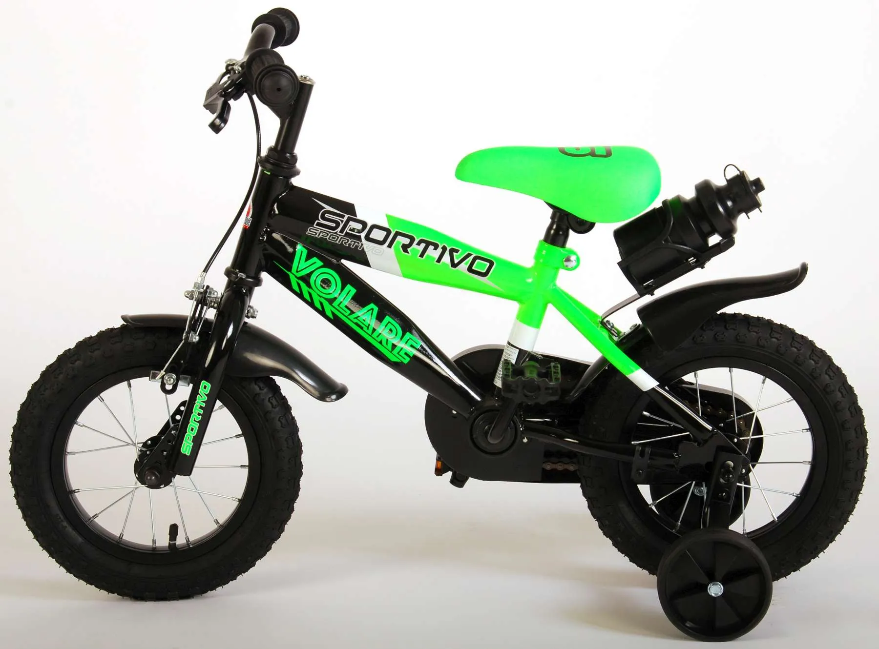 dječji bicikl sportivo 12" neon zeleni - slika 14