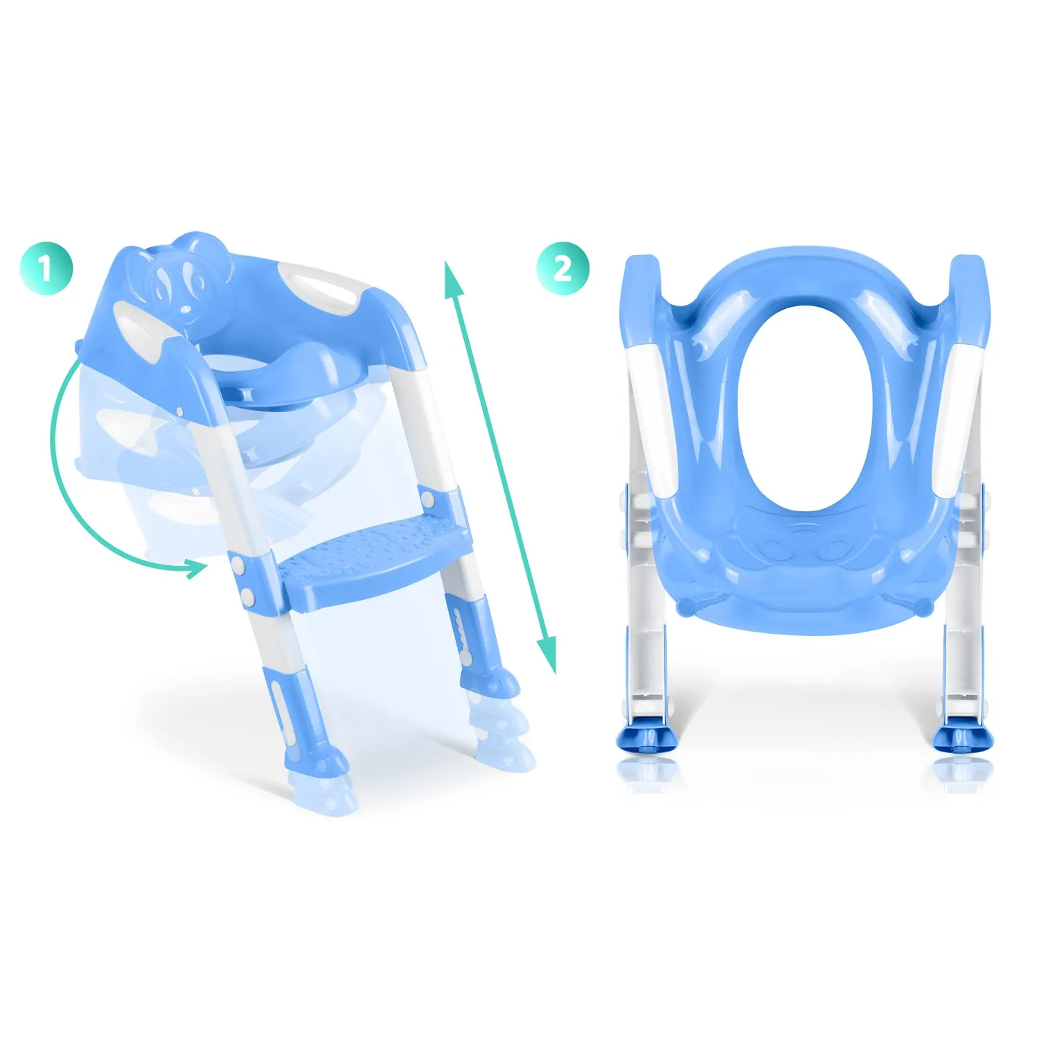 nastavak za wc školjku s ljestvama koala ricokids 729100 plava - slika 10