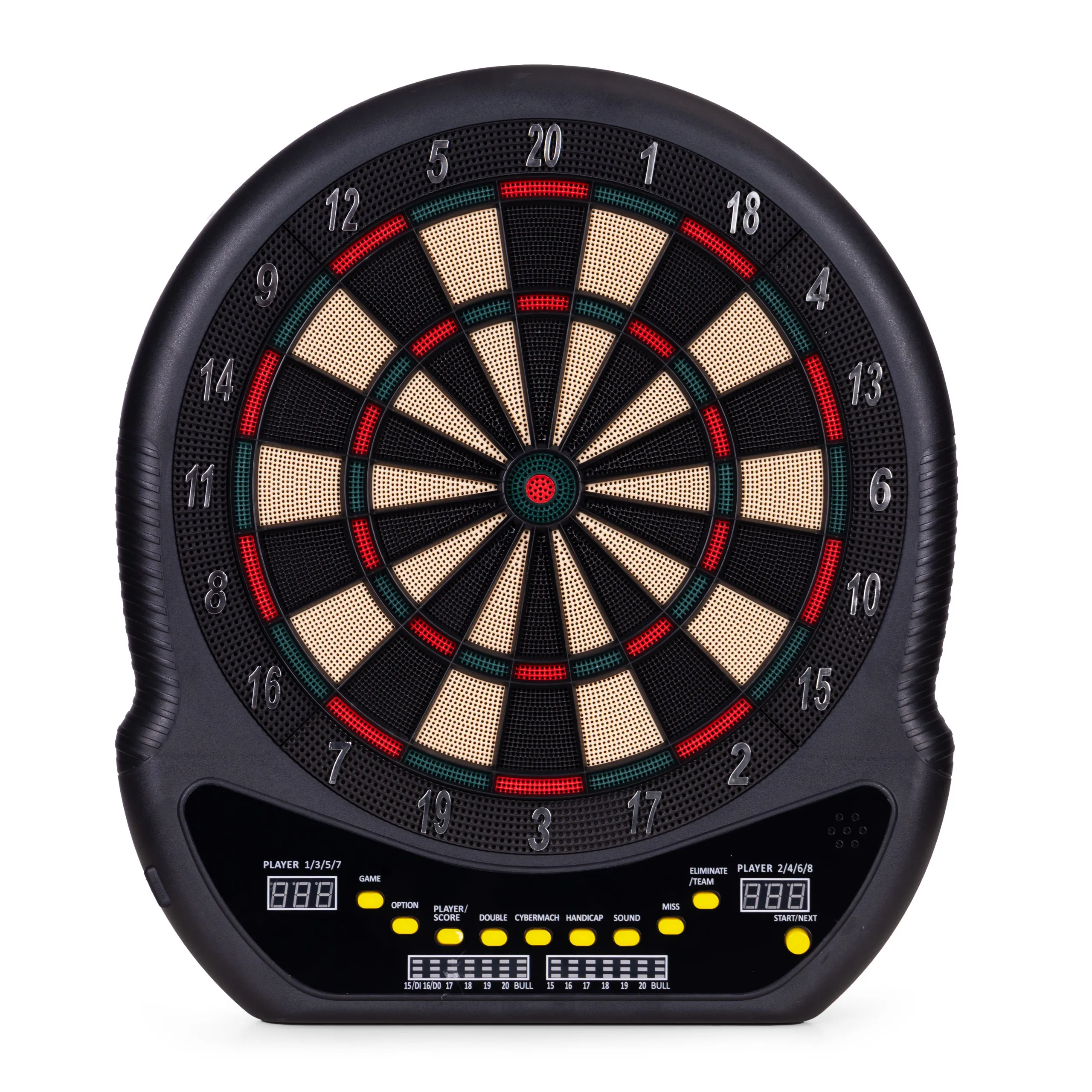 elektronička pikado ploča s lcd zaslonom 48 cm – 27 igara, set s 12 strelica - slika 5