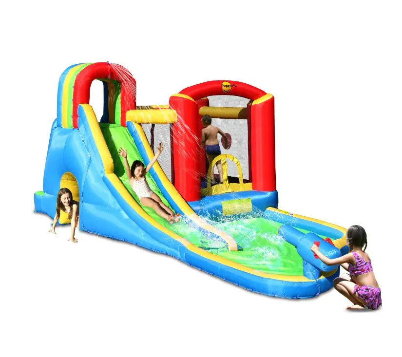 happy hop vodeni tobogan water fun s bazenom - slika 1
