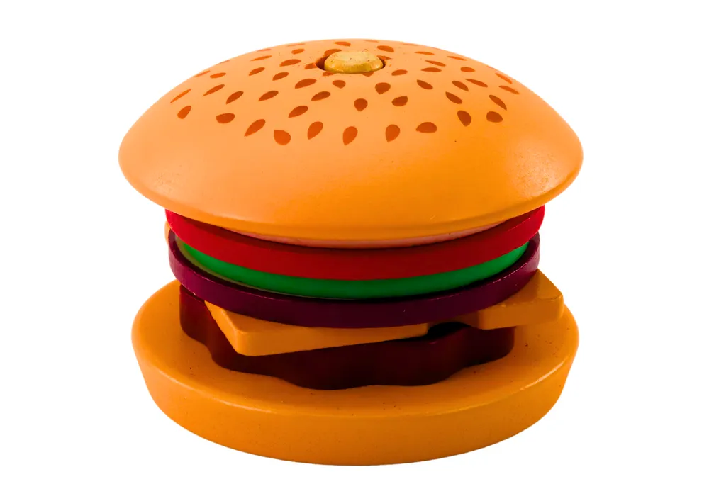 drveni set za hamburger sa 10 kartica - slika 3