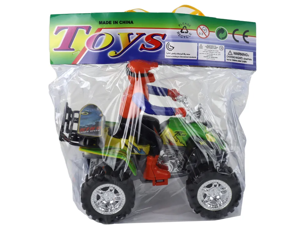 quad s vozačem zeleni 19cm - slika 8