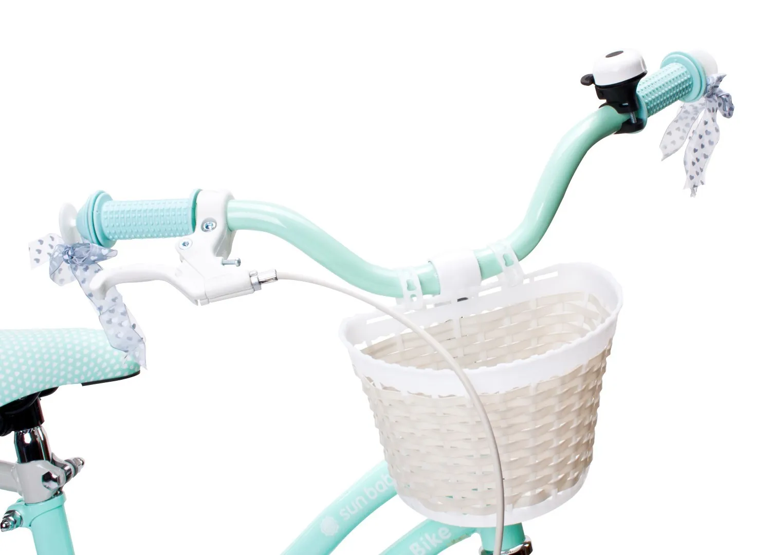 heart bike silver moon 16'' mint - slika 4