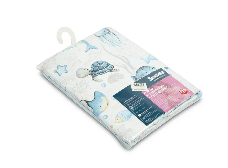set posteljine 135x100cm ribice - slika 6