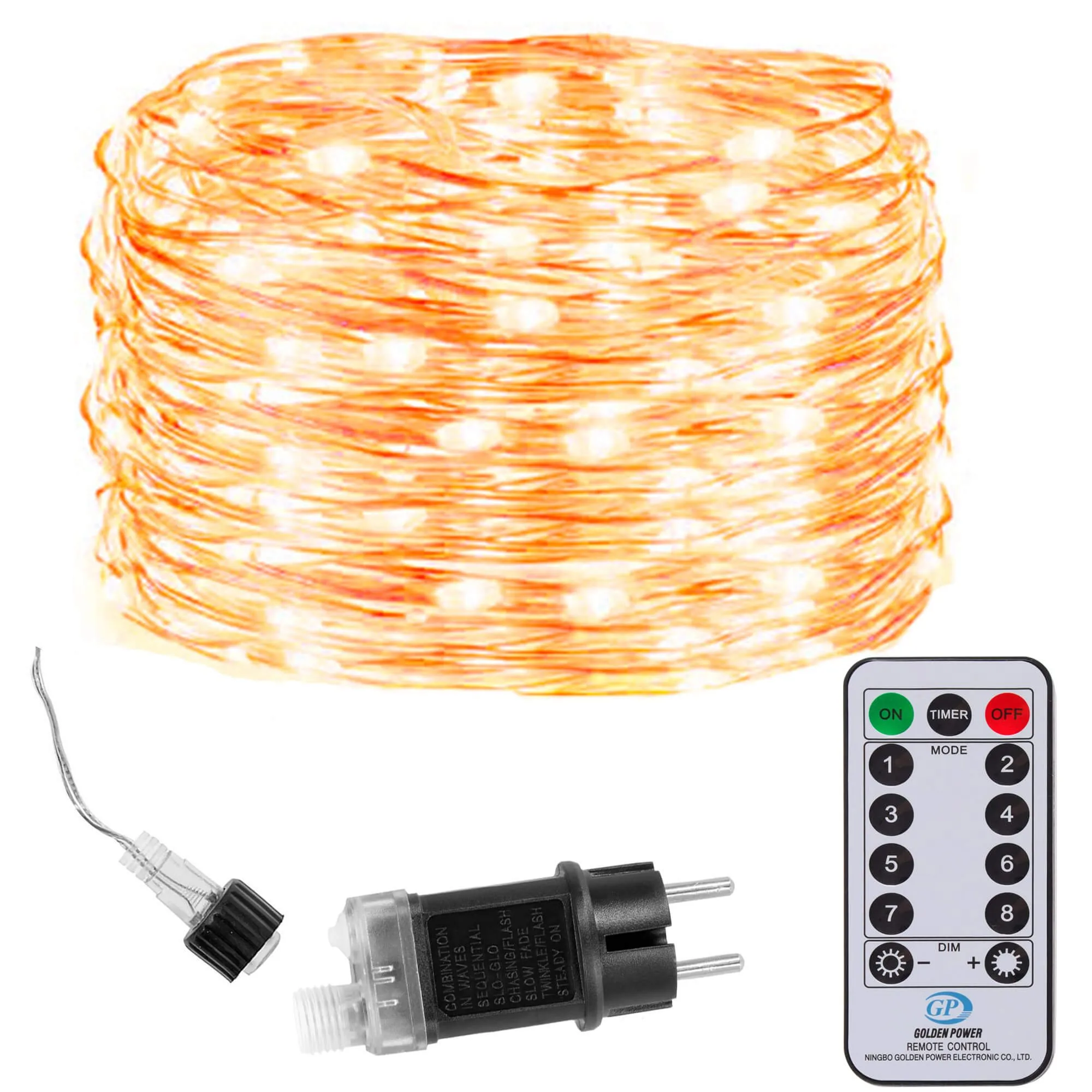 led božićne lampice 480 dioda, toplo bijela - slika 3