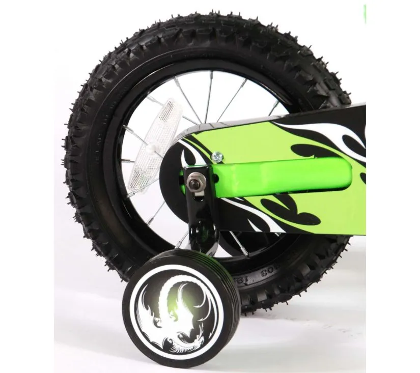 volare dječji bicikl - motor 12" zeleni - slika 5