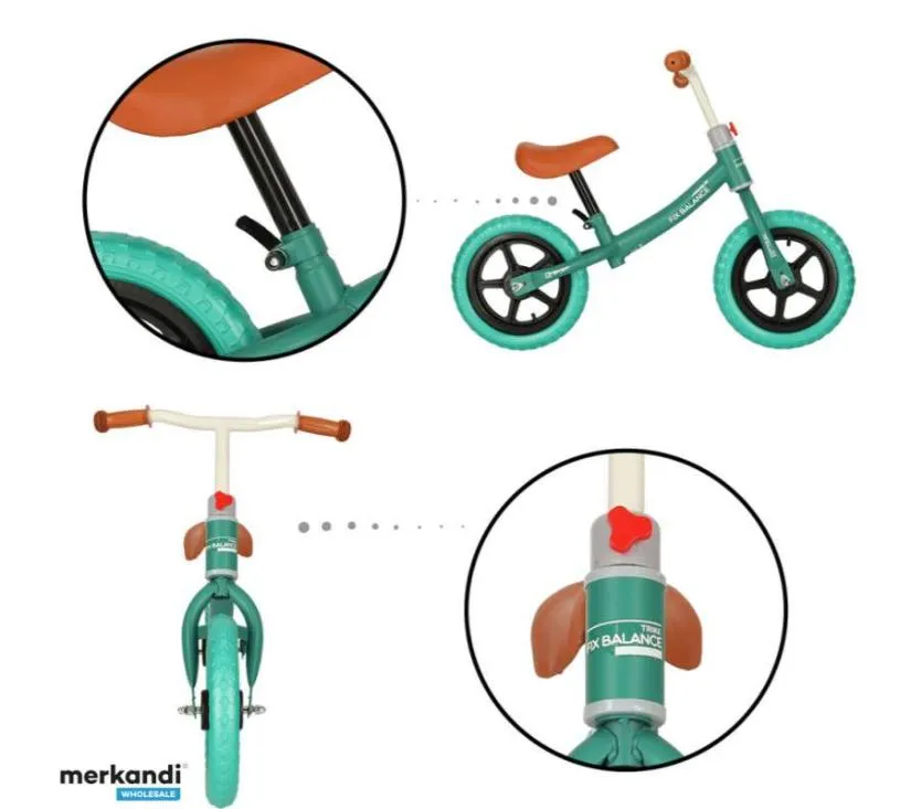 trike fix bicikl bez pedala tirkizni - slika 5