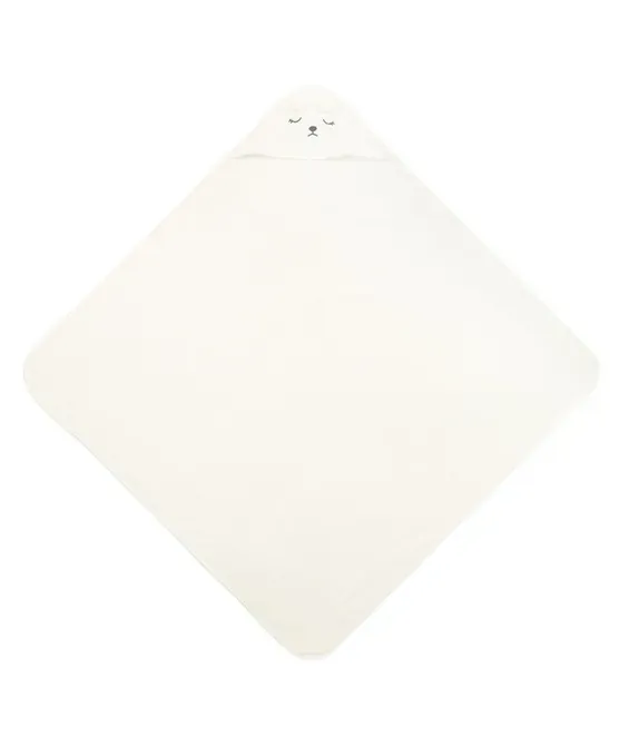bathfriends ručnik za djecu 100x100 medo bijeli - slika 2