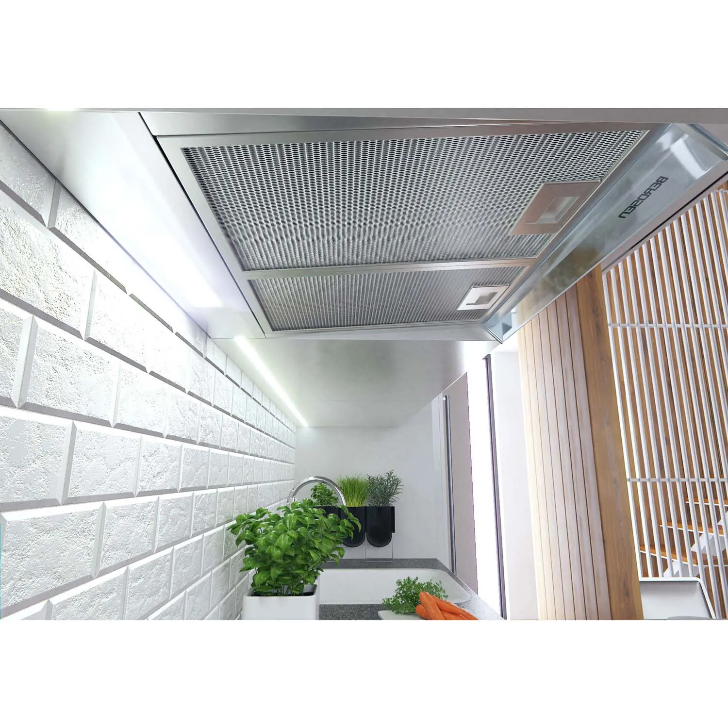 kuhinjska napa za ispod ormarića - 60 cm apsorber berdsen be-10-a inox - slika 6