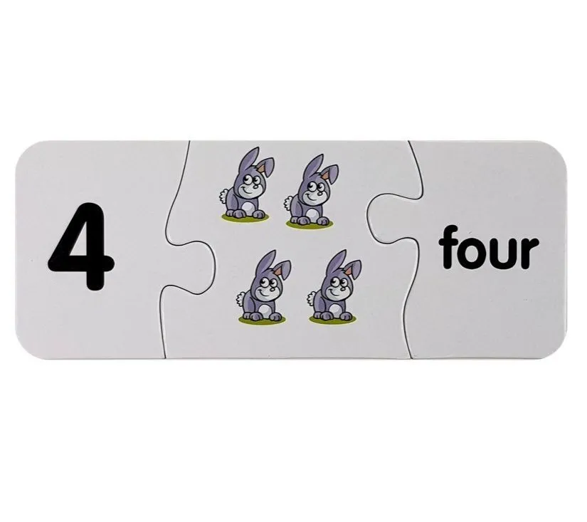 edukativne puzzle - brojevi do 10 na engleskom - slika 6