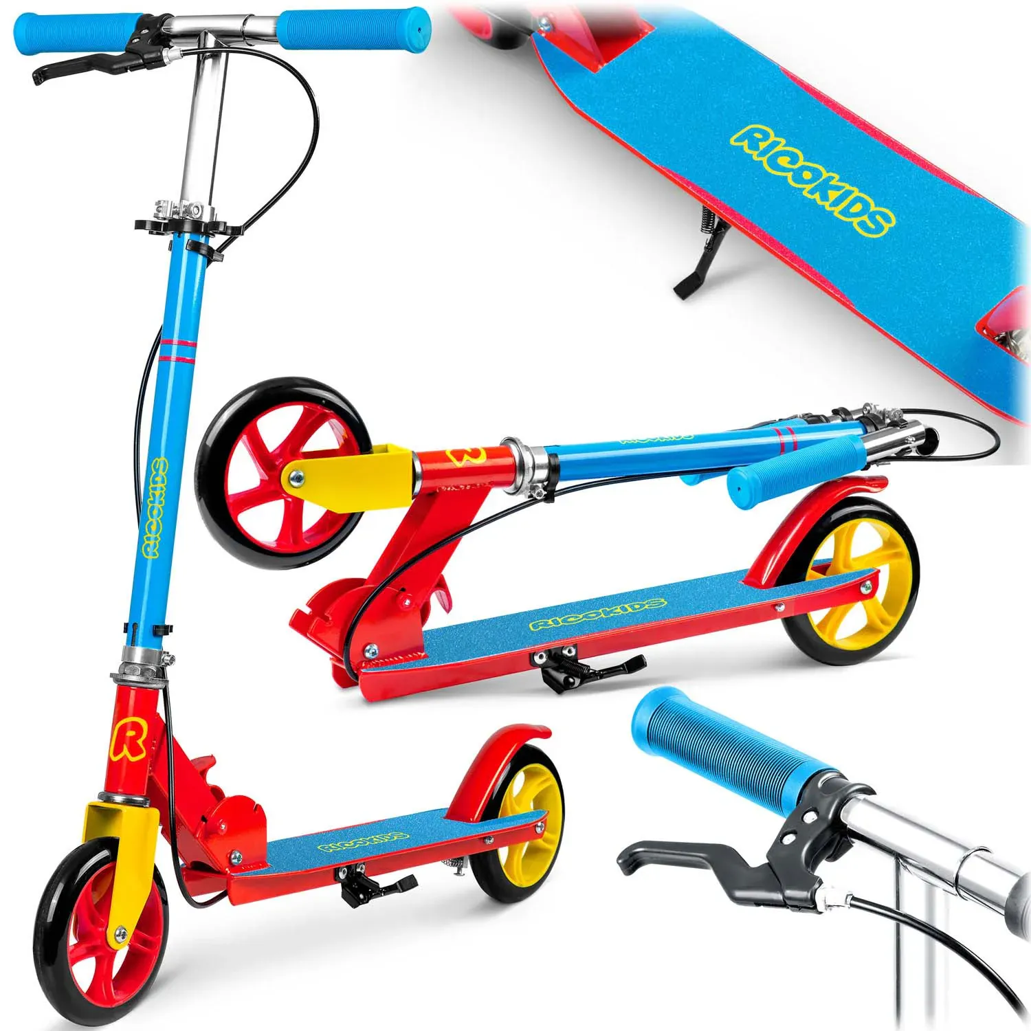 ricokids romobil kodi plavo crveni - slika 2
