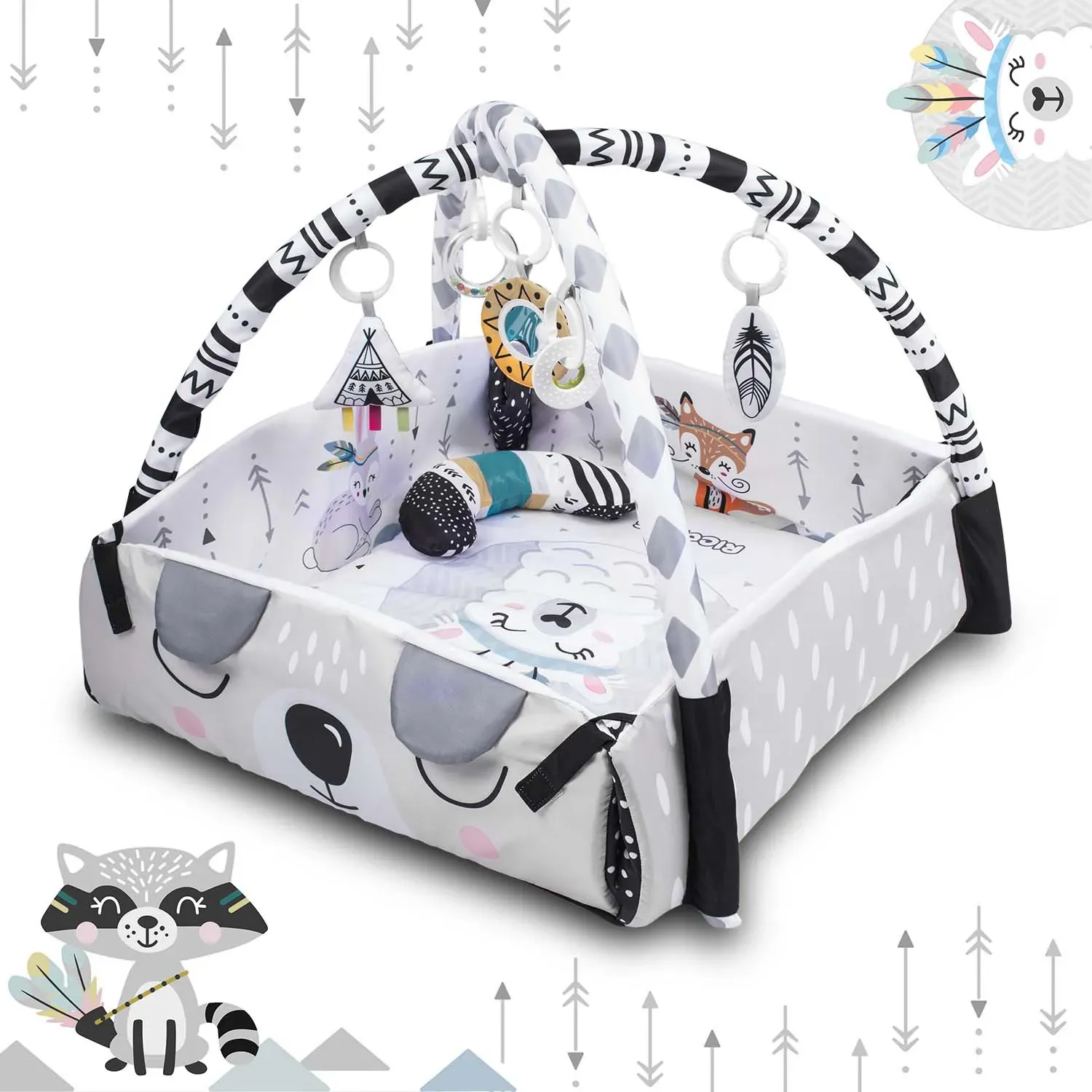 boho ricokids interaktivna edukativna prostirka 110 × 100 cm - slika 6